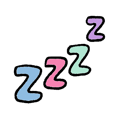 Sleepy Instagram Sticker