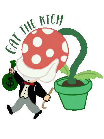 Tax The Rich Sticker by madebyOanh for iOS & Android | GIPHY