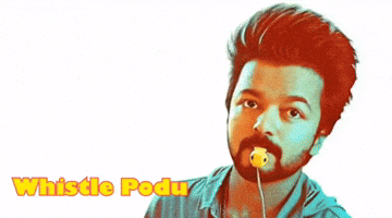 Vijay Whistle GIF