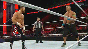 5. Singles Match > John Cena vs. Sami Zayn Giphy