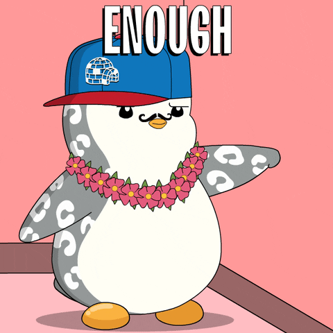 Angry Fed Up GIF by Pudgy Penguins