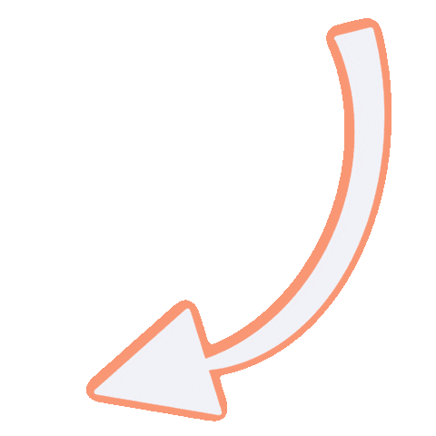 Whitearrow Orangearrow Sticker by Decorating Outlet