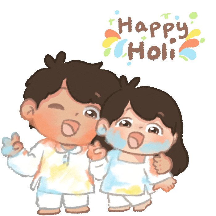 Festival Of Colours Love Sticker by Cosytales