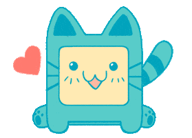 Happy In Love Sticker by Blue wolf