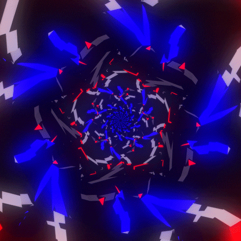 Mesmerizing Blue And Red GIF by xponentialdesign