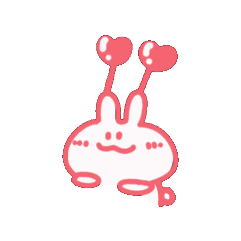 うさぎ Love Sticker