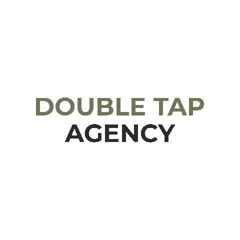 Double Tap Agency Sticker