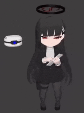 Shocked Chibi GIF