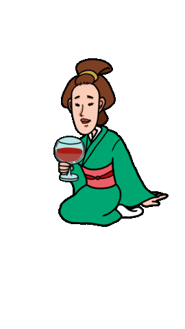 Wine 日本 Sticker by Sheryu39