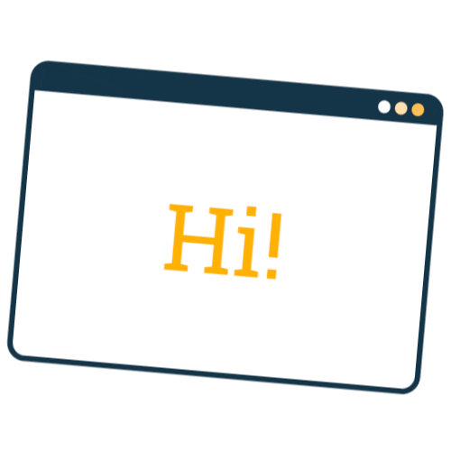 Hi Sticker