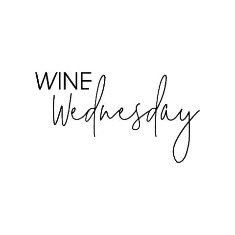 Wine Wednesday Sticker by The Vine Room