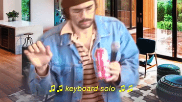 achangeoftune music dancing vintage piano GIF