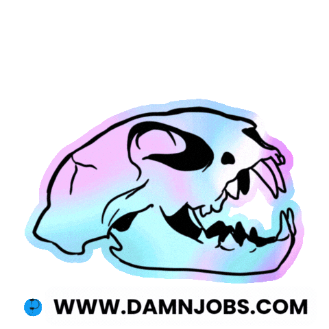 Halloween Sticker Sticker by Damnjobs