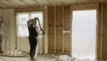 Open Cell Spray Foam GIF
