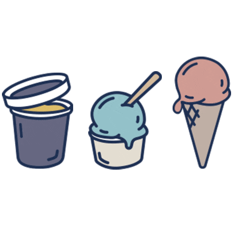 Ampersand Ice Cream Sticker