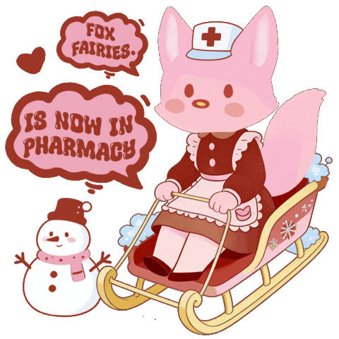 Christmas Pharmacy Sticker by Fox Fairies Malaysia