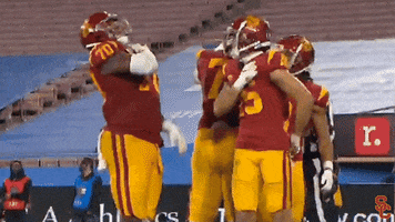 Football Fight On GIF by USC Trojans