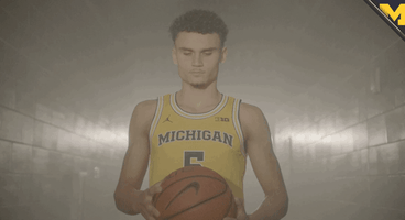 Go Blue College Basketball GIF by Michigan Athletics