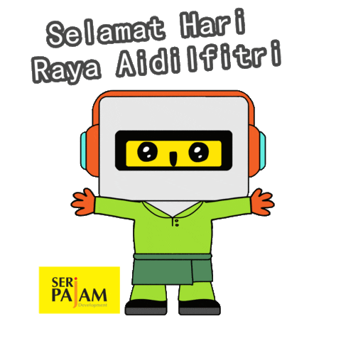 Happy Hari Raya Sticker by Seri Pajam Development