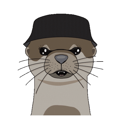 Otter Sticker