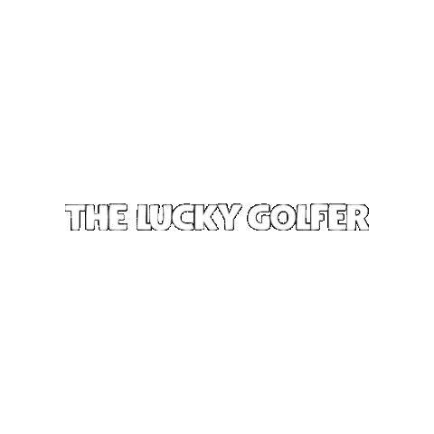 THE LUCKY GOLFER Sticker