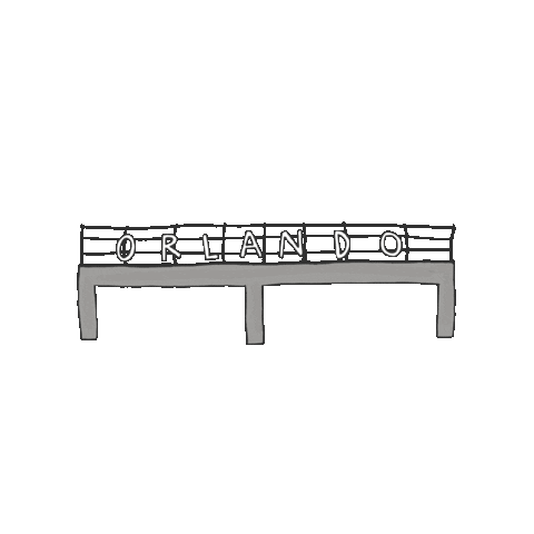 Orlando Sticker by Pulptown