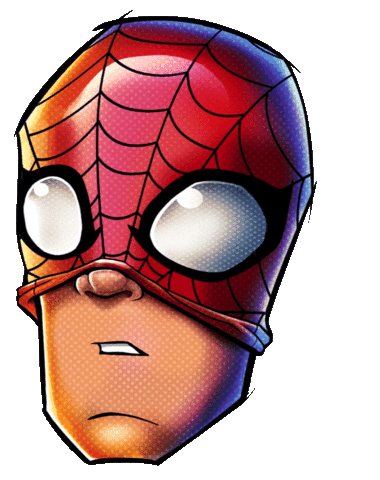 Happy Spiderman Sticker by elilusionista
