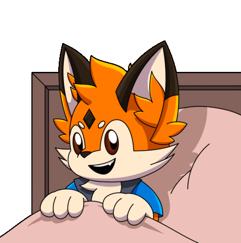 Tired Good Night Sticker by Foxy