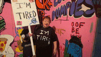 Protest Im Tired GIF by deladeso