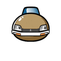 yosfjwk car cars citroen carwaee Sticker