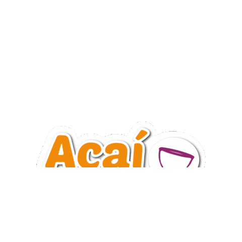Açaí da Praça Sticker