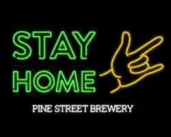 pinestreetbrewery stay home craft beer stay rad pine street brewery GIF