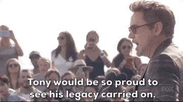 Robert Downey Jr Tony Would Be So Proud To See His Legacy Carried On GIF by FOX Teen Choice