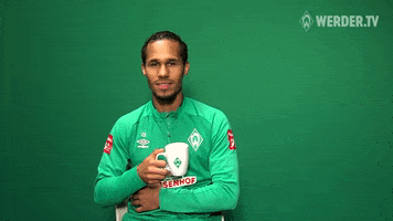Theodor Gebre Selassie Coffee GIF by SV Werder Bremen