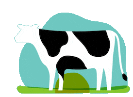 Cow Leaf Sticker by Whole Foods Market