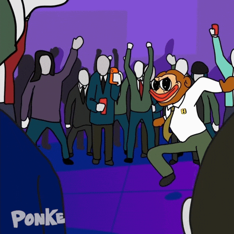 Get Down Dancing GIF by Ponke