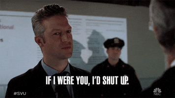 Be Quiet Dominick Carisi GIF by Law & Order