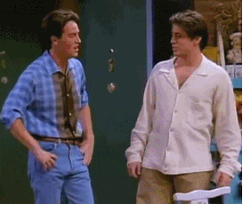 Joey And Chandler Hugging GIFs - Get the best GIF on GIPHY