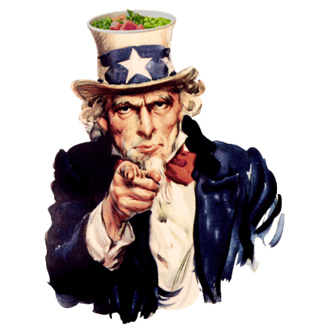 America Sam Sticker by bowl genova