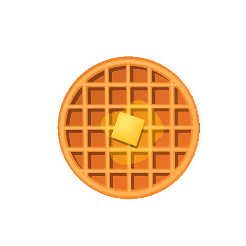 Waffle Sticker