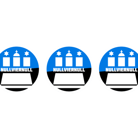 NullVierNull Hamburg Sticker