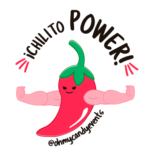 Happy Chile Sticker by Ohmycandy