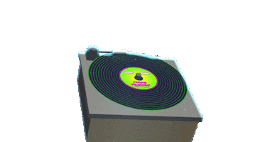 Record Player Spin Sticker by Denis Coleman