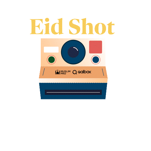 Selfie Shot Sticker by Muslim Pro