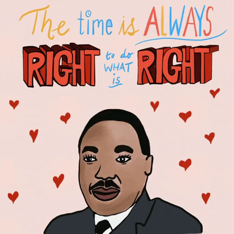 Katecollum justice mlk social justice right now GIF