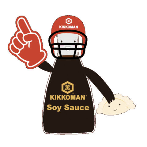 Soy Sauce Football Sticker by Kikkoman USA