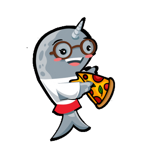 The New School Pizza Sticker by TheNewSchoolAdmission