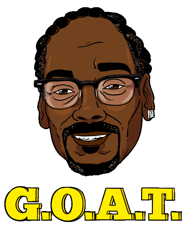 Glasses I Wanna Thank Me Sticker by Snoop Dogg