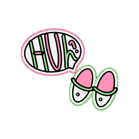 Huh Sticker