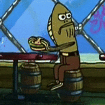 Spongebob Angry Fish GIF